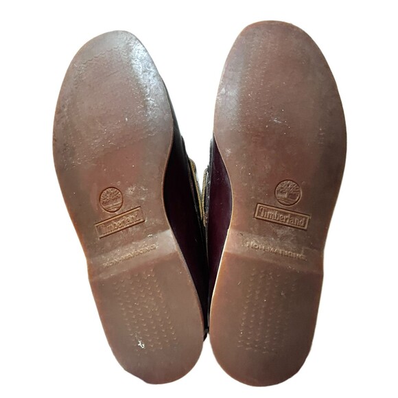 Timberland Classic 2-Eye Boat Shoes Mens 11.5 Brown Leather Non Marring Soles - Picture 9 of 10